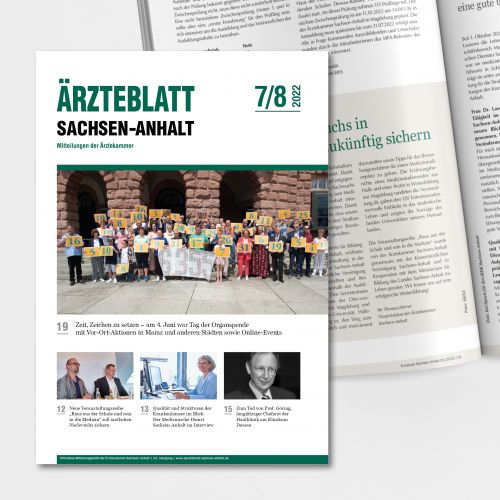 &Auml;rzteblatt der &Auml;rztekammer Sachsen-Anhalt