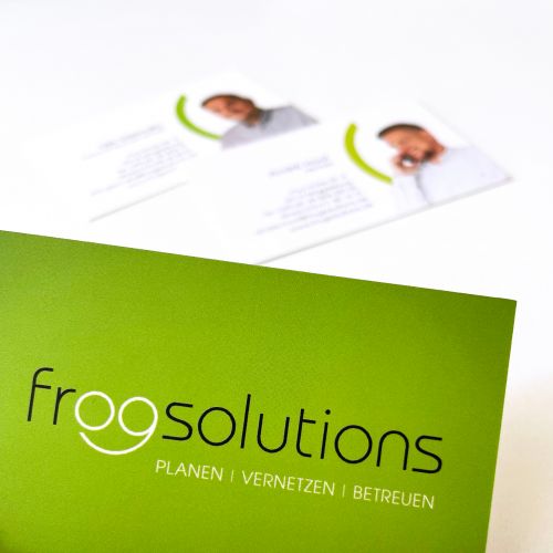 Frog Solutions Visitenkarten