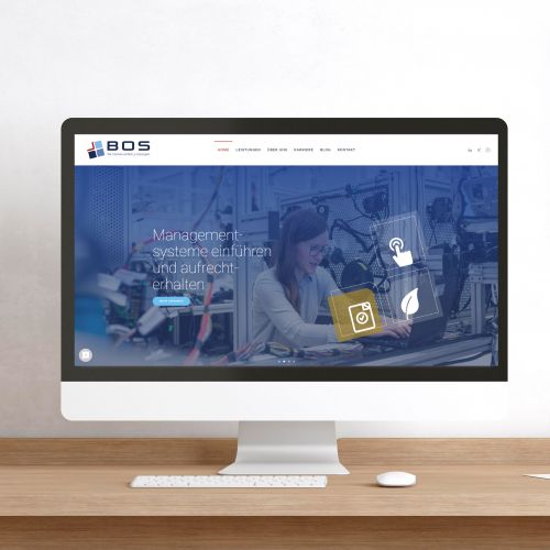 BOS Unternehmensberatung Startseite Website